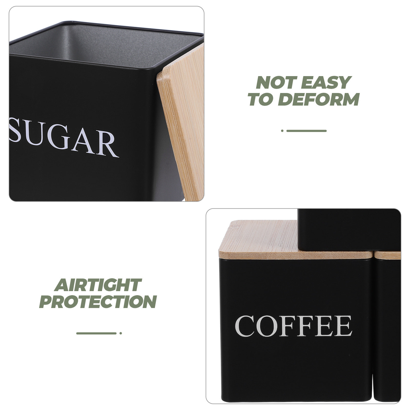3-częściowy metalowy zestaw po – Coffee Tea And Sugar Canisters recenzja i cena